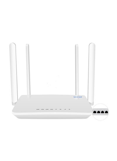 Buy 4G CPE Wireless Plug-In Router WiFi 6 Network Hotspot, EU Plug(White) in Saudi Arabia