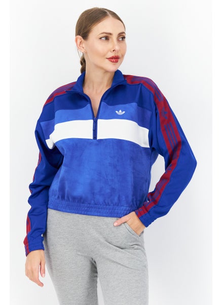 Buy Women Sportswear Fit Training Sweatshirt, Blue Combo in UAE