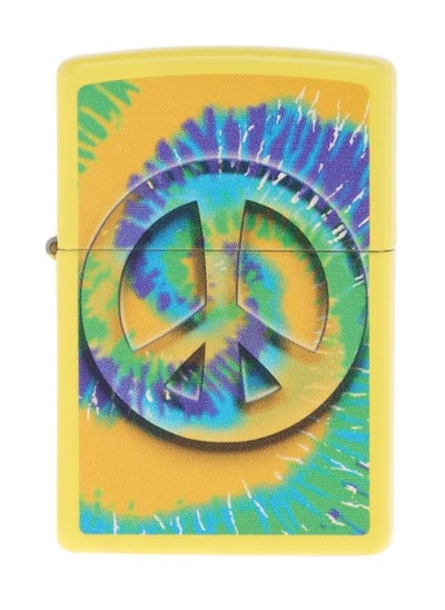 Buy Zippo Tie-Dye Windproof Lighter 24895-24839 (Yellow Matte) in Saudi Arabia