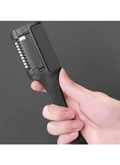 اشتري Men's Double Sided Hair Brush Nylon Beard Comb Hair Styling C في الامارات