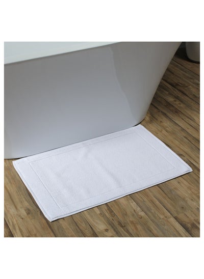 اشتري Haven Terry Textured Rectangular Bathmat - 50x80 cms في السعودية