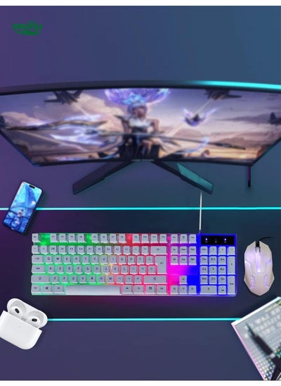 Buy 1pc Wired Gaming Keyboard & 1pc Mouse Combo in Saudi Arabia