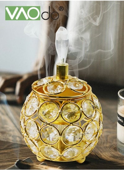 Buy Crystal Aroma Diffuser Home Decoration Desktop Ornament Incense Burner in UAE