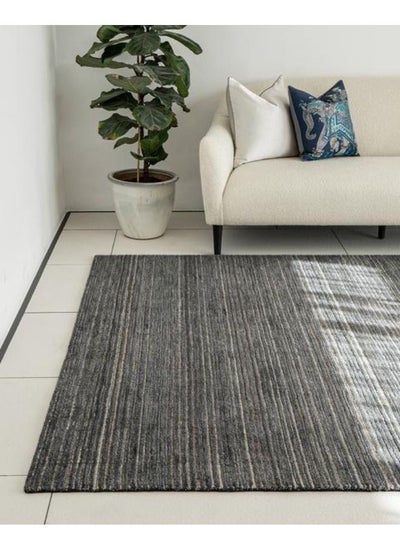 اشتري Handpicked Furniture Neutral Grey Rug, Ultra Soft Area Carpets For Bed Room, Living Room, And Dining Room, Antislip Floor Carpets, Easy To Clean, Made In Turkey في الامارات