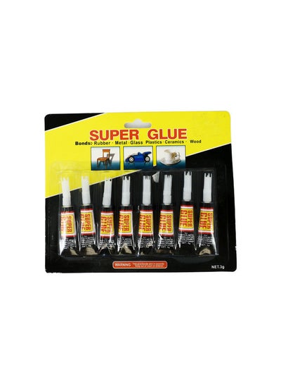 Buy Set of 8 - Super Glue | Glue in UAE