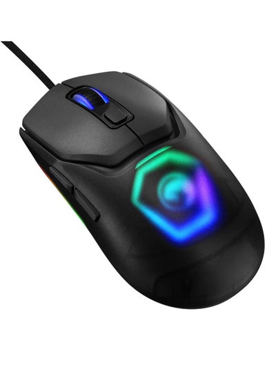 Buy Fit Lite G1 Gaming Mouse - Optical Sensor 12,000 DPI - Lightweight 87G (Grey) in Egypt