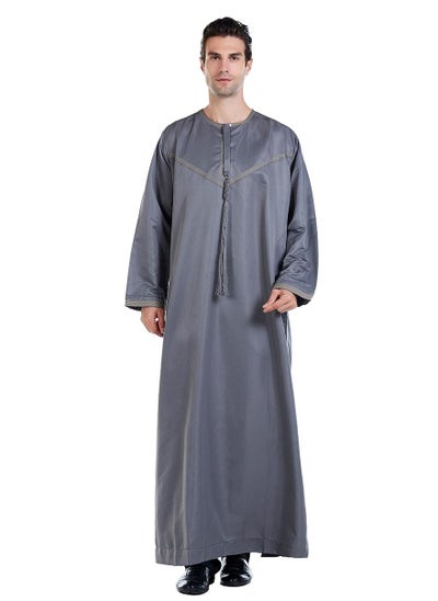 اشتري Muslim Arab Men Thobe Thawb Caftan في السعودية