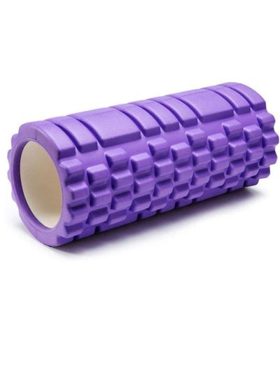 Buy Mahmir® EVA Foam Roller for Yoga, Deep Tissue Massage, Stretching, Physical Therapy, Relieve Stress, Improve Mobility with Foam Roller for Legs and Muscles - Deep Tissue Massage Tool (Purple) in UAE