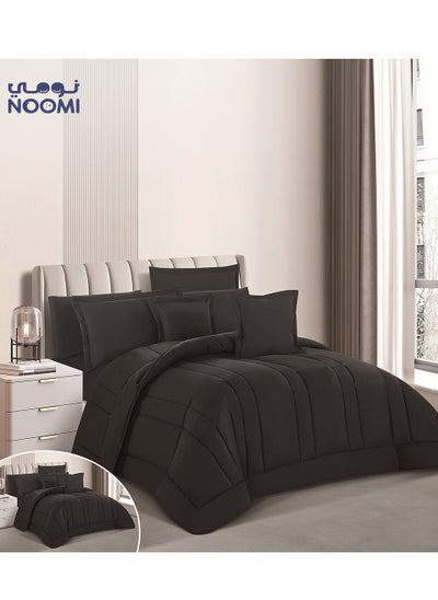 Buy 5 Piece Comforter Set Two Sided Microfiber Single Size 230X170 in Saudi Arabia