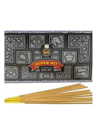 Buy Satya Super Hit Incense Nag Champa Incense Sticks 12 Boxes in UAE