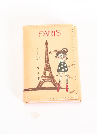 Buy Leather Flip Wallet & Card Holder with 9 Pockets and Zipped Pocket Paris Bieg in Egypt