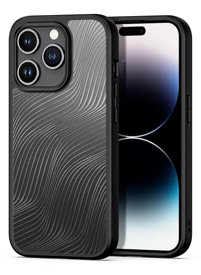 Buy DUX DUCIS Aimo Cover for the iPhone 15 Pro mobile phone slim, transparent matte cover made of TPU, polycarbonate, polypropylene, silicone - black in Egypt