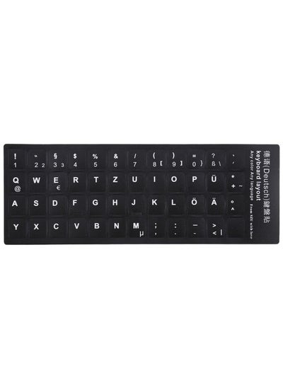 Buy German Learning Keyboard Layout Sticker for Laptop / Desktop Computer Keyboard in Saudi Arabia