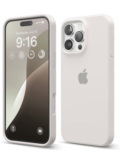 Buy Liquid Silicone Case Cover For iPhone 16 Pro Max,Silky Soft Touch Full Body Protective Phone Case Anti Scratch Shockproof Cover With Microfiber Lining,Slim Protective Back Cover with Comfortable Hold Touch Feeling and Anti-fingerprint in Saudi Arabia