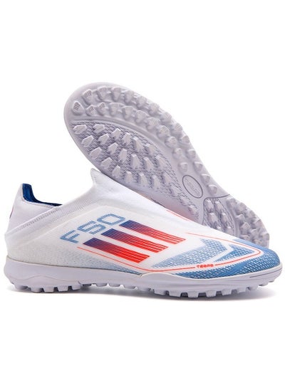 Buy Laceless Football Shoes For Men And Women, Youth, Broken Nails, Long Nails, Competition Training Shoes, Portable And Non-Slip Outdoor Sports Shoes in Saudi Arabia