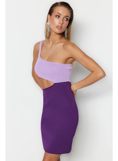Buy Woman Dress Purple-Multicolor in Egypt