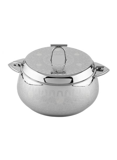 Buy Myrna Stainless-Steel Hotpot With Two Handles Silver 3500 Ml in Saudi Arabia