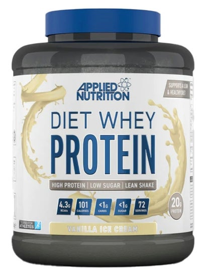 Buy Diet Whey Protein, Vanilla Ice Cream, 1.8 Kg in UAE