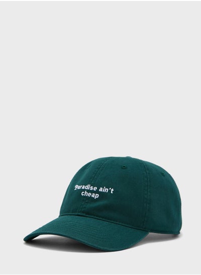 Buy Paradise Slogan Curve Peak Cap in UAE