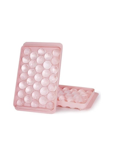 Buy Round Ice Cube Mold - Pink Colour:Pink model:25 x 15 cm in UAE