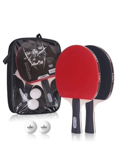 Buy K1000 Table Tennis Rackets Set Ping Pong Paddles With 2 Balls in Egypt