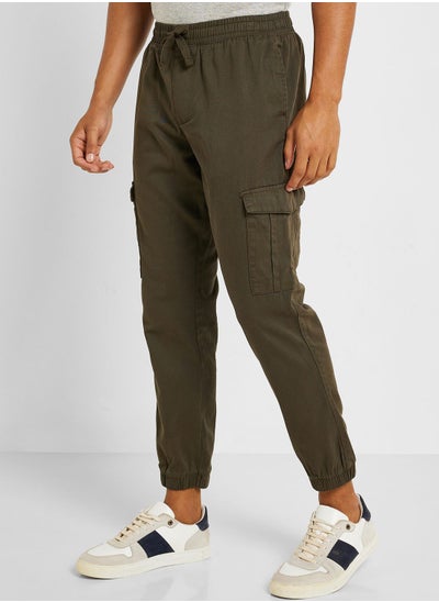 Buy Mens Cotton Twill Cuff Pants; in UAE