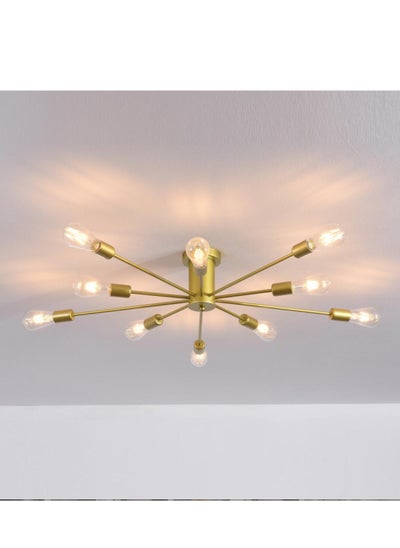 Buy 10 head Nordic Modern Iron Chandelier Creative Personality Ceiling light for Living Room Dining Room Bedroom in Saudi Arabia