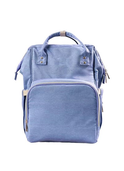 اشتري Diaper Bag Backpack,Baby Bag with Insulated Pockets Multifunctional Diaper Bags For Baby Girl Boy Waterproof Baby Bags For Boys Girls Mama Maternity, Travel Large Capacity Bag BLUE في الامارات