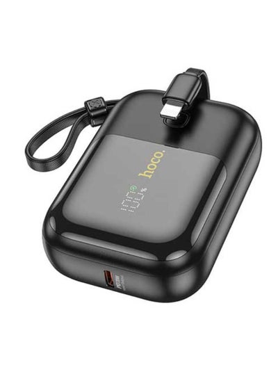 اشتري Hoco Q20 10000mAh 22.5W PD Mini Fast Charging Power Bank with Built in Cable في الامارات