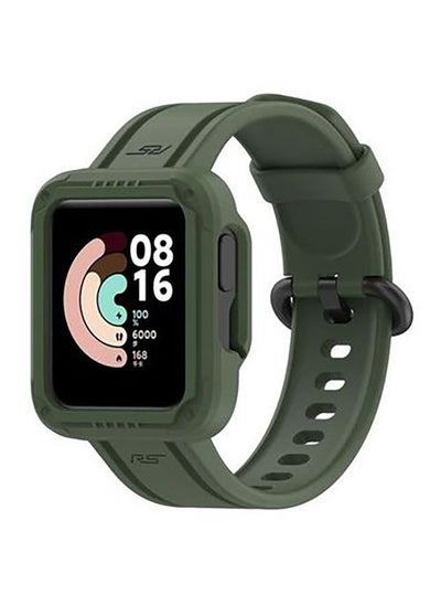 اشتري Redmi Watch & Remi Watch Lite Redmi Watch 2 & Remi Watch Lite 2 Full Silicon Replacement 2 In 1 Band & Cover - Green في مصر