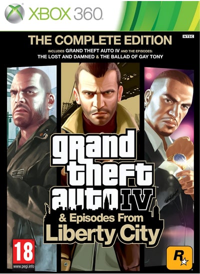 Buy Grand Theft Auto IV & Episodes from Liberty City: The Complete Edition - (XBOX 360) in Saudi Arabia