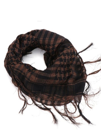 Buy Wind-Proof And Sand-Proof Warm Scarf Brown in Saudi Arabia