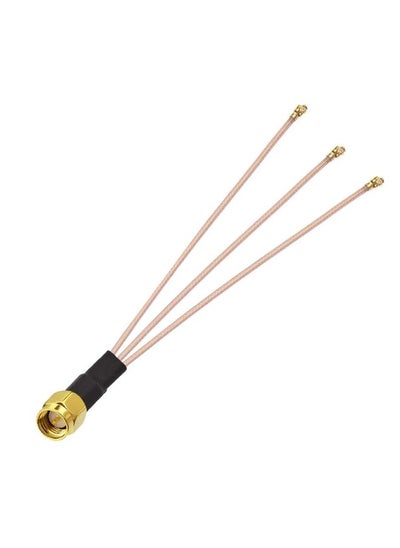 Buy 1 In 3 IPX To SMAJ RG178 Pigtail WIFI Antenna Extension Cable Jumper(20cm) in Saudi Arabia