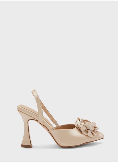 اشتري Rose Satin Sling Back Pump في الامارات