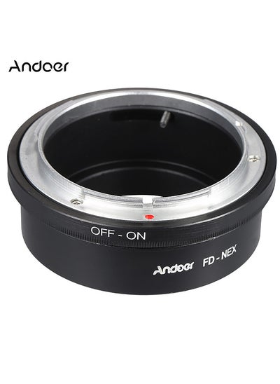 اشتري Andoer FD-NEX Adapter Ring Lens Mount for Canon FD Lens to Fit for Sony NEX E Mount Digital Camera Body في السعودية