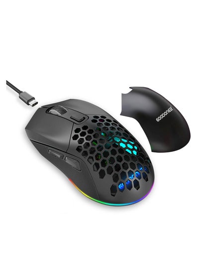 Buy G28 Dual mode Wireless Mouse, 2.4G + BT5.1 USB Computer Mouse with 6-Level Adjustable 4800 DPI, Ergonomic Grips, 6 Buttons Portable for PC, Chromebook, Mac in UAE