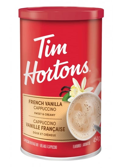 Buy Tim Horton'S Instant Cappuccino, French Vanilla, 16 Ounce in UAE