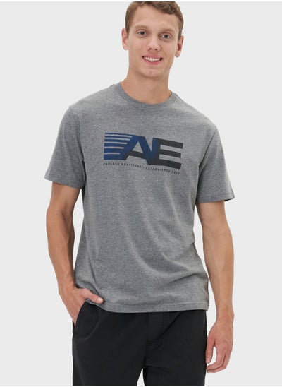 Buy Graphic Crew Neck T-Shirt in UAE