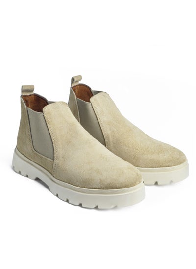 Buy Men's suede half boot - beige in Egypt