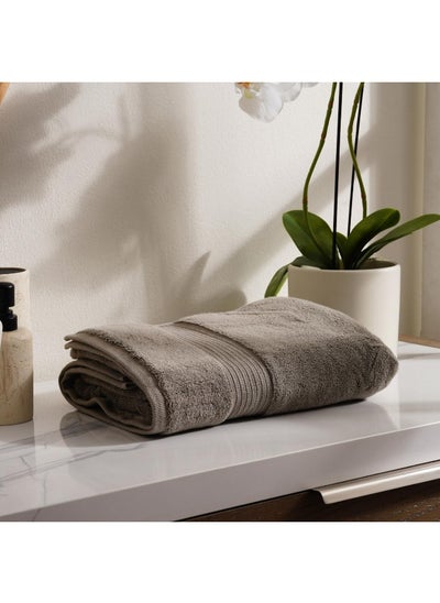 Buy Supreme Finest Zero Twist Bath Towel 70X140Cm - Fog in UAE