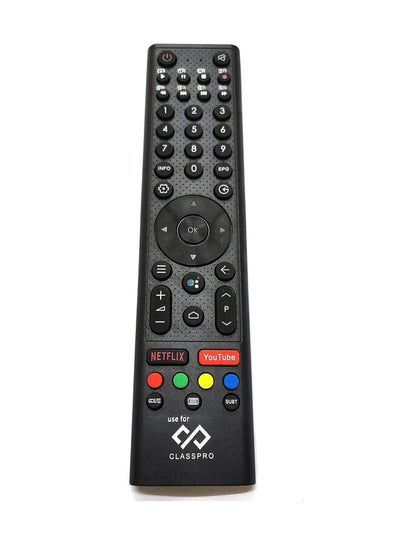 Buy Replacement Remote Control For Class Pro Smart Tvs in UAE