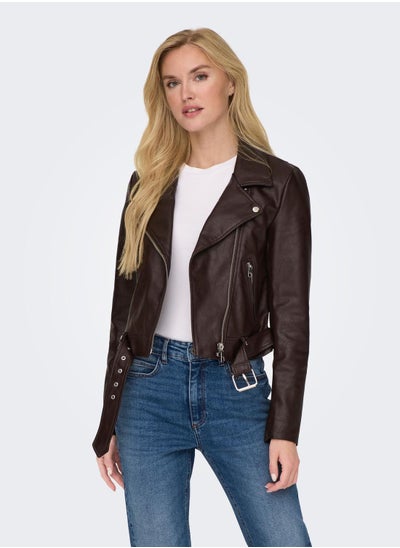 Buy Belted Pocket Detail Jacket in UAE