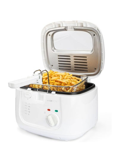 Buy 2.5L Deep Fryer with Odor & Grease Filter | Non-Stick Oil Container | Adjustable Thermostat in UAE