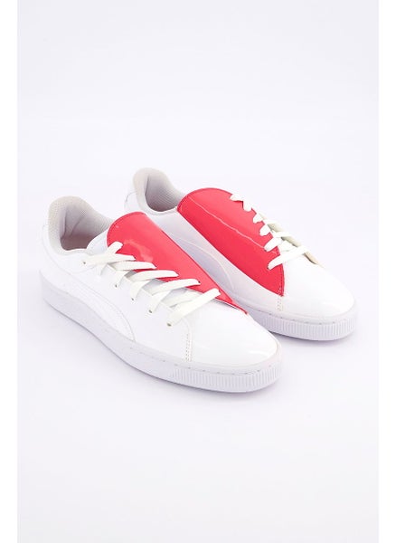 اشتري Women Basket Crush Shoes, White and Red في السعودية