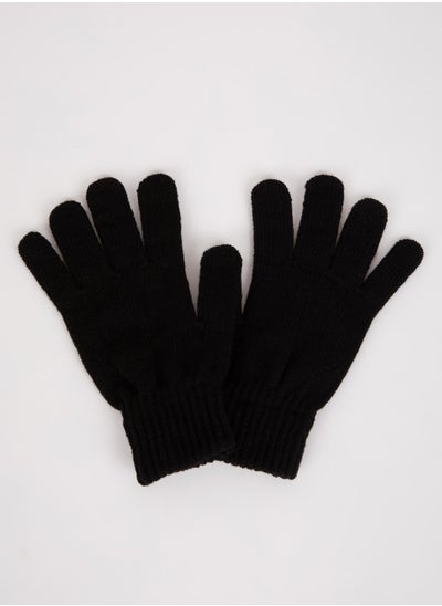 Buy Women Knit Black Gloves in Egypt