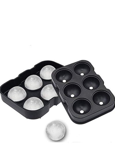 Buy 6 Hole Ice Cube Ball Drinking Wine Tray Brick Round Maker Mold in UAE