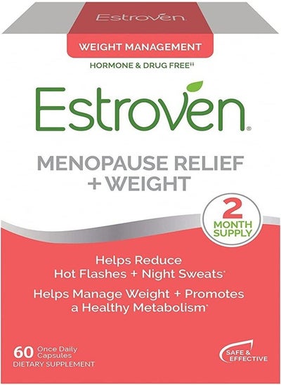 Buy Estroven Weight Management for Menopause Relief, Helps Reduce Hot Flashes and Night Sweats, Helps Manage Weight, 60 Count in UAE