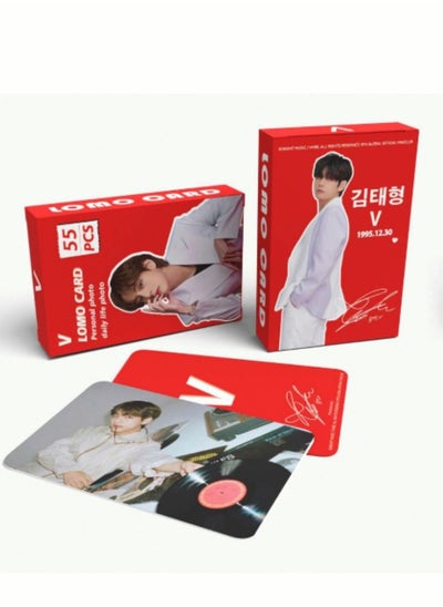 اشتري 55-Piece BTS V Lomo Cards في السعودية