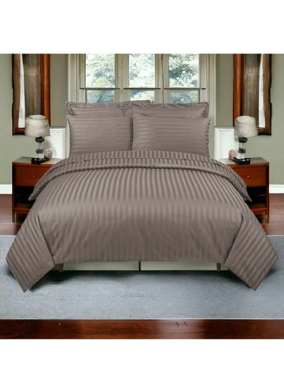 Buy 4-Piece Hotel Style Duvet Cover Set Without Filler King Size in Saudi Arabia