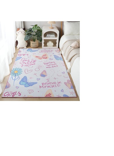 اشتري Flutterby Ben Dream It Printed Flannel Rug 110 x 160 cm في الامارات